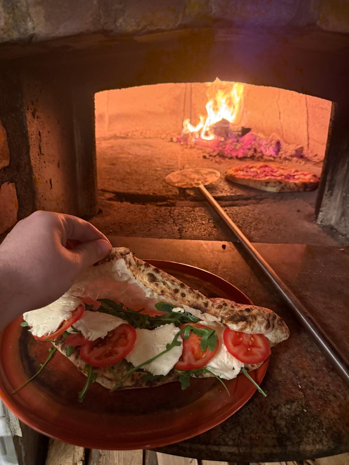 Holzofen Pizza Sandwich Varianten